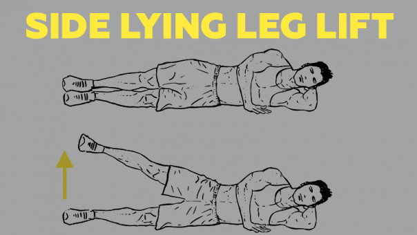 Side lying leg lift