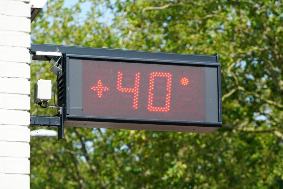 Temperature changes