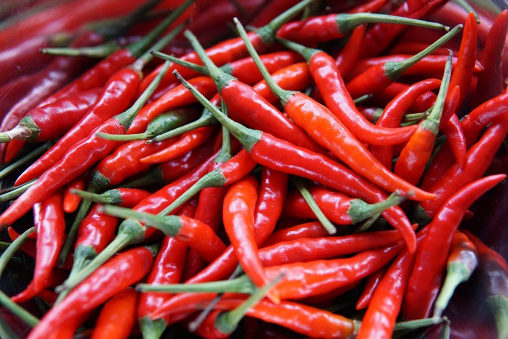 hot peppers