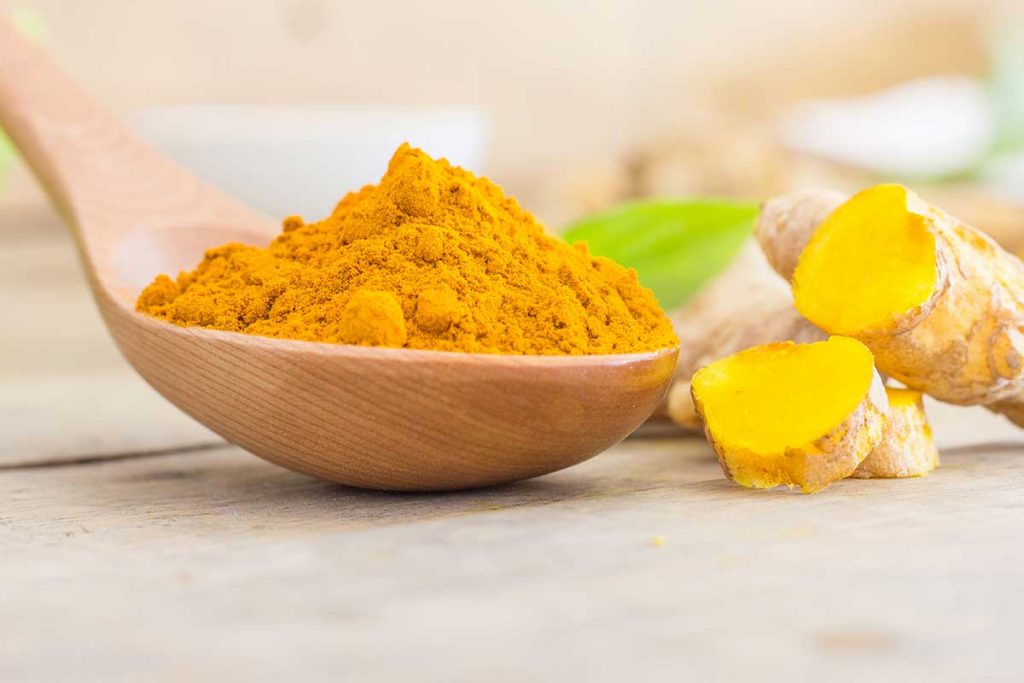 Curcumin is another antioxidant that works as an anti-inflammatory.